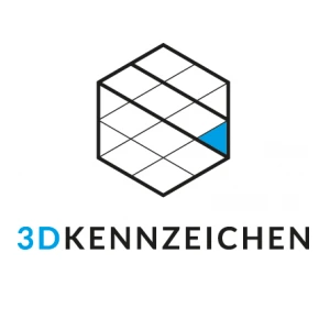 3d kennzeichen Logo